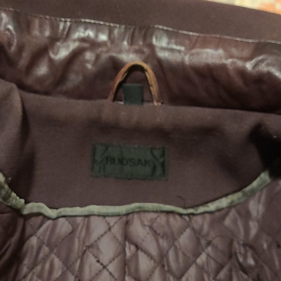 Vintage RUDSAK leather detailed coat - Picture 10 of 14